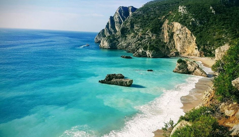 River Beach Ribeira, Portugal
